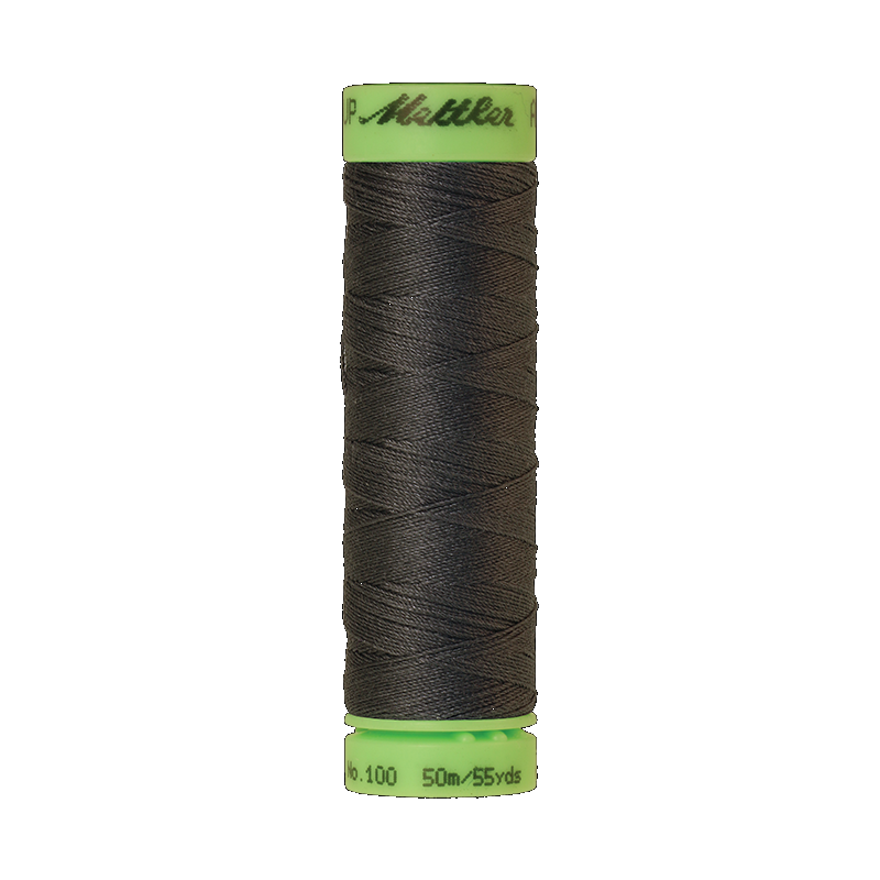 Mettler Amanda Silk #0416 DARK CHARCOAL Sewing Thread 50m