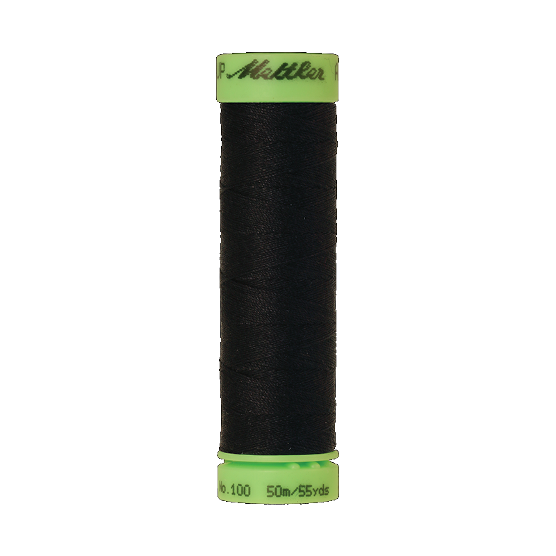 Mettler Amanda Silk #4000 BLACK Sewing Thread 50m