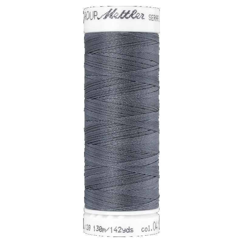 Mettler Seraflex 120, #0415 OLD TIN 130m Elastic Sewing Thread