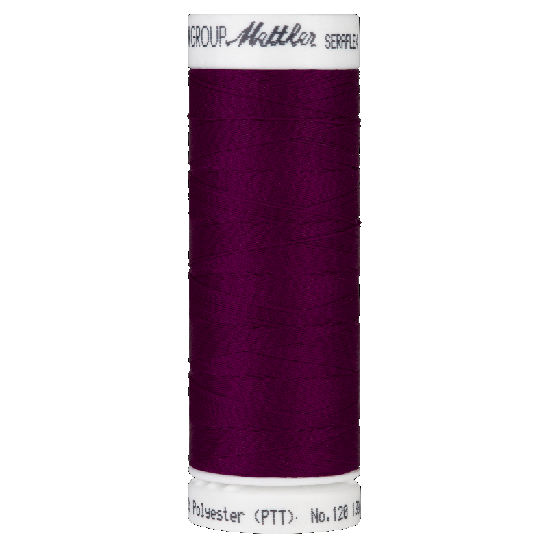 Mettler Seraflex 120, #1067 DARK CURRENT 130m Elastic Sewing Thread