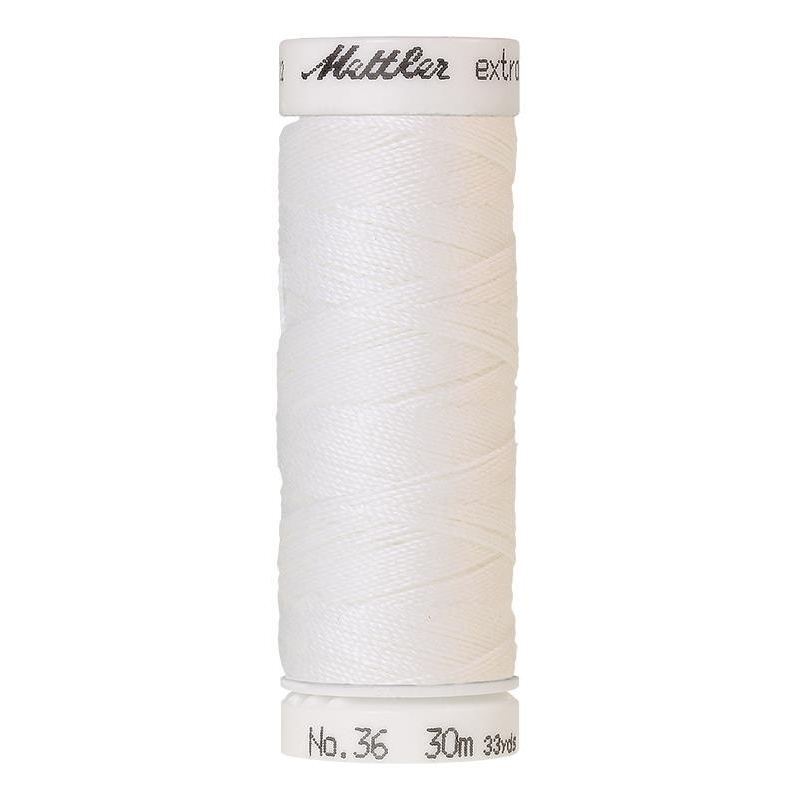 Mettler Extra Strong #2000 WHITE 30m Polyester Thread