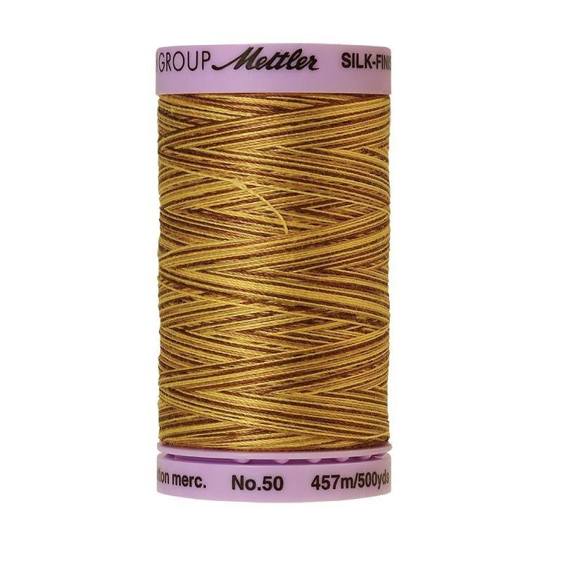 Mettler Silk-Finish Cotton Multi 50, #9828 CHOCO BANANA 457m Cotton Thread