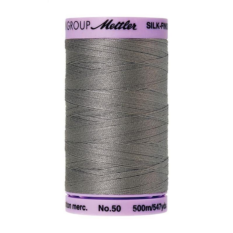 Mettler Silk-finish Cotton 50, #0322 RAIN CLOUD 500m Thread (Old #0624)