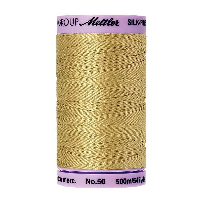 Mettler Silk-finish Cotton 50, #0857 NEW WHEAT 500m Thread (Old #0520)