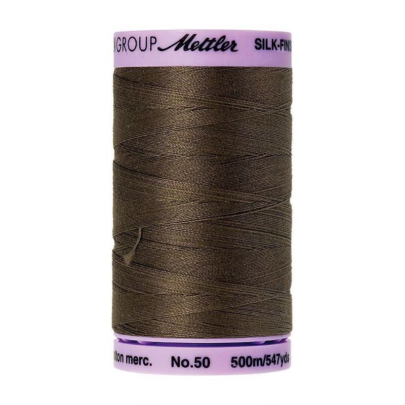 Mettler Silk-finish Cotton 50, #1043 OLIVE 500m Thread (Old #0706)