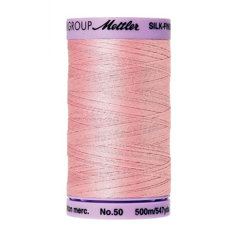 Mettler Silk-finish Cotton 50, #1063 TEA ROSE 500m Thread (Old #0608)