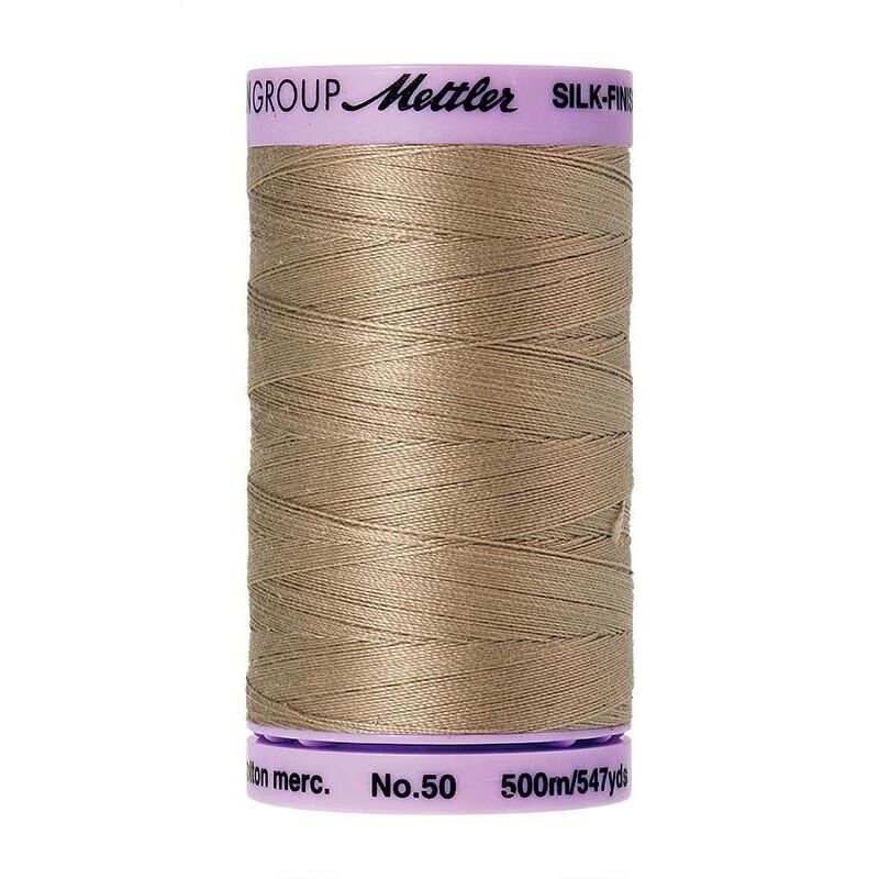 Mettler Silk-finish Cotton 50, #1222 SANDSTONE 500m Thread (Old #0692)