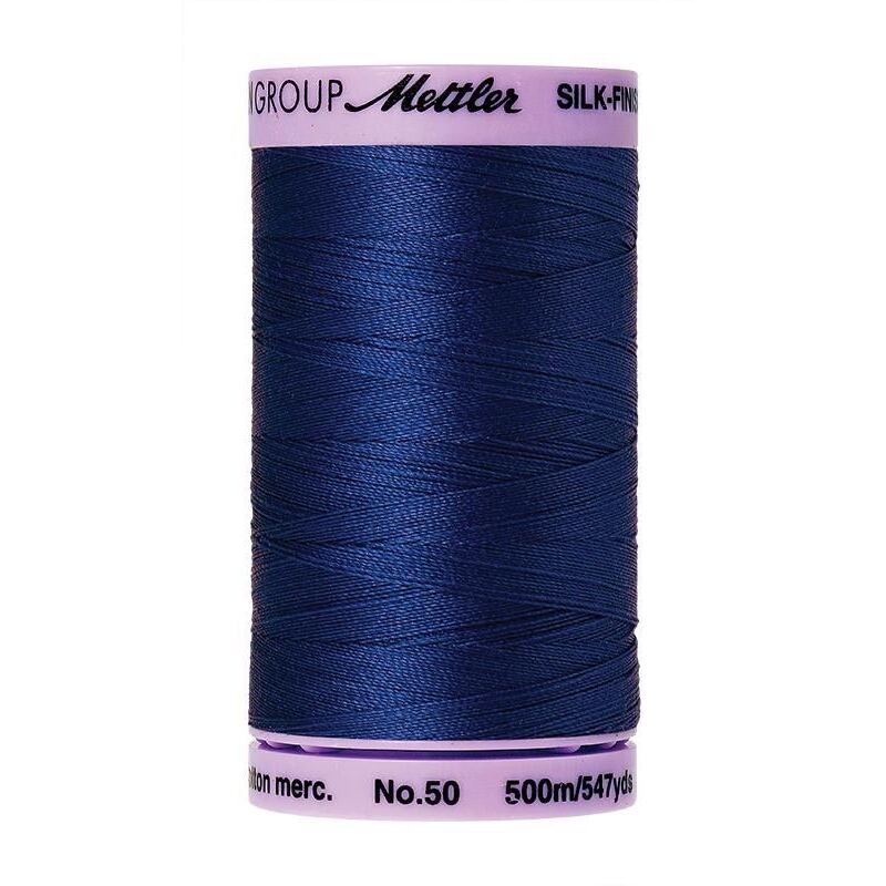 Mettler Silk-finish Cotton 50, #1303 ROYAL BLUE 500m Thread (Old #0556)