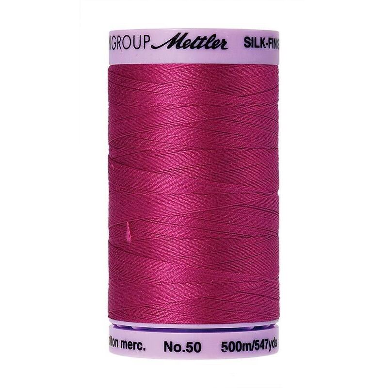 Mettler Silk-finish Cotton 50, #1417 PEONY 500m Thread (Old #0959)