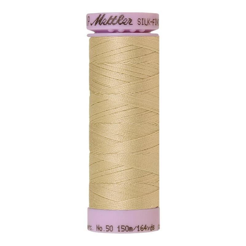 Mettler Silk-finish Cotton 50, #0265 IVORY 150m Thread (Old Colour #0513)