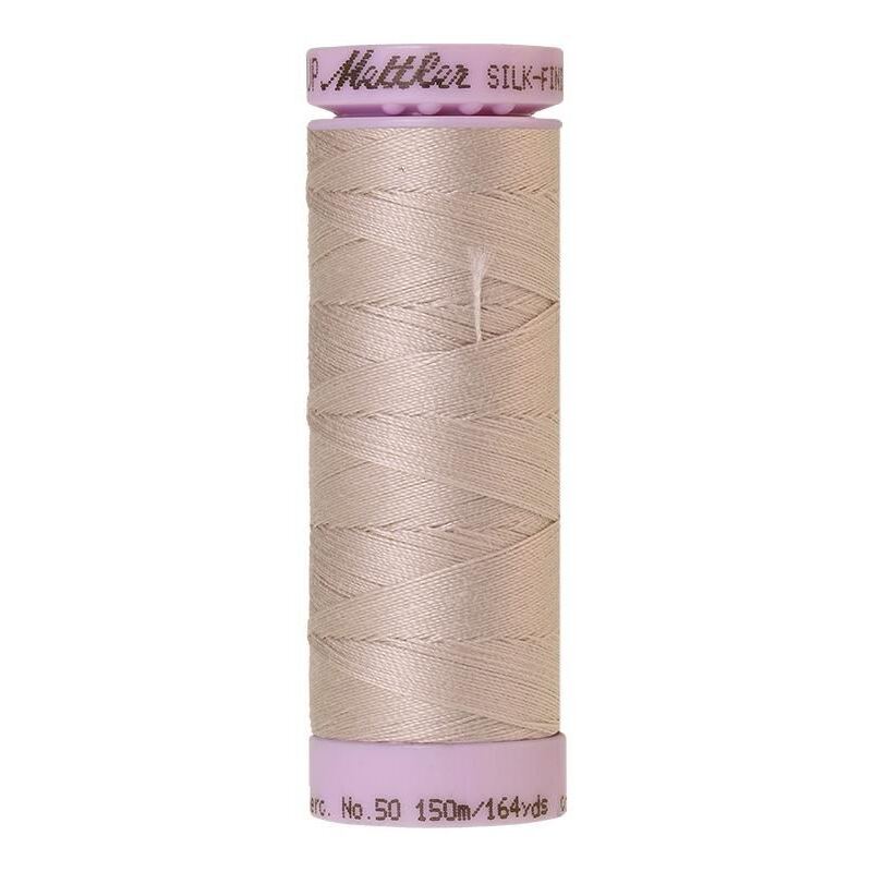 Mettler Silk-finish Cotton 50, #0319 CLOUD GRAY 150m Thread (Old Colour #0573)