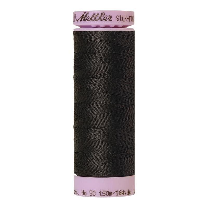 Mettler Silk-finish Cotton 50, #1282 CHARCOAL 150m Thread (Old Colour #0700)