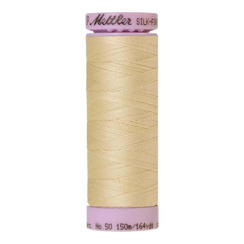 Mettler Silk-finish Cotton 50, #1384 LIME BLOSSOM 150m Thread