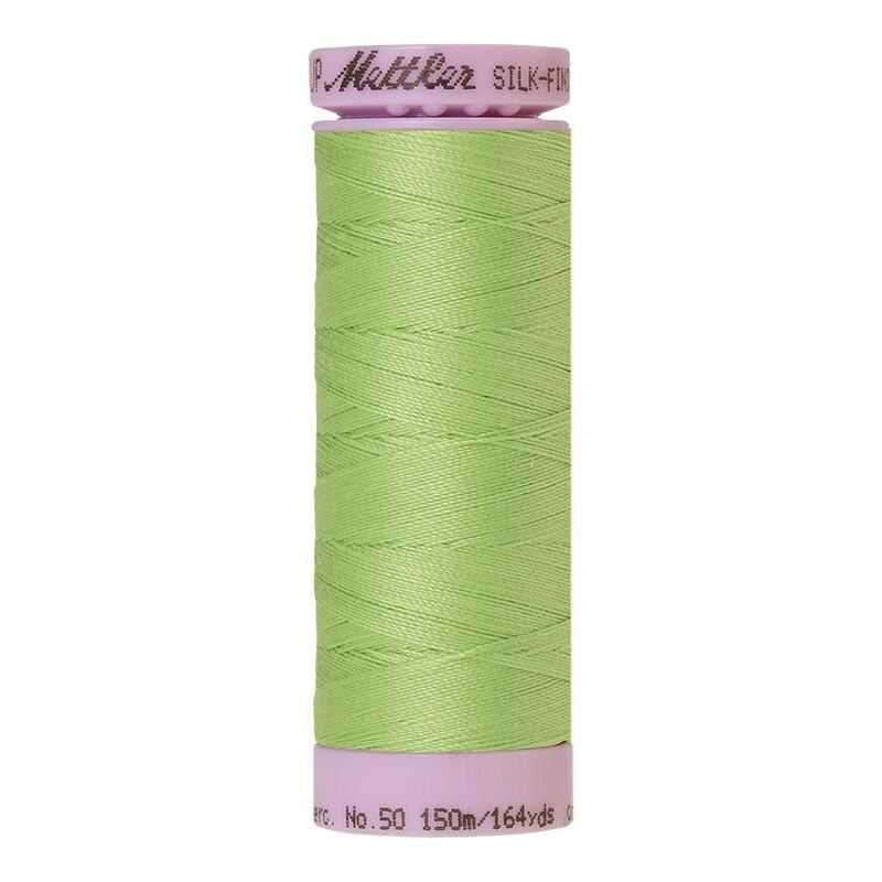 Mettler Silk-finish Cotton 50, #1527 JADE LIME 150m Thread