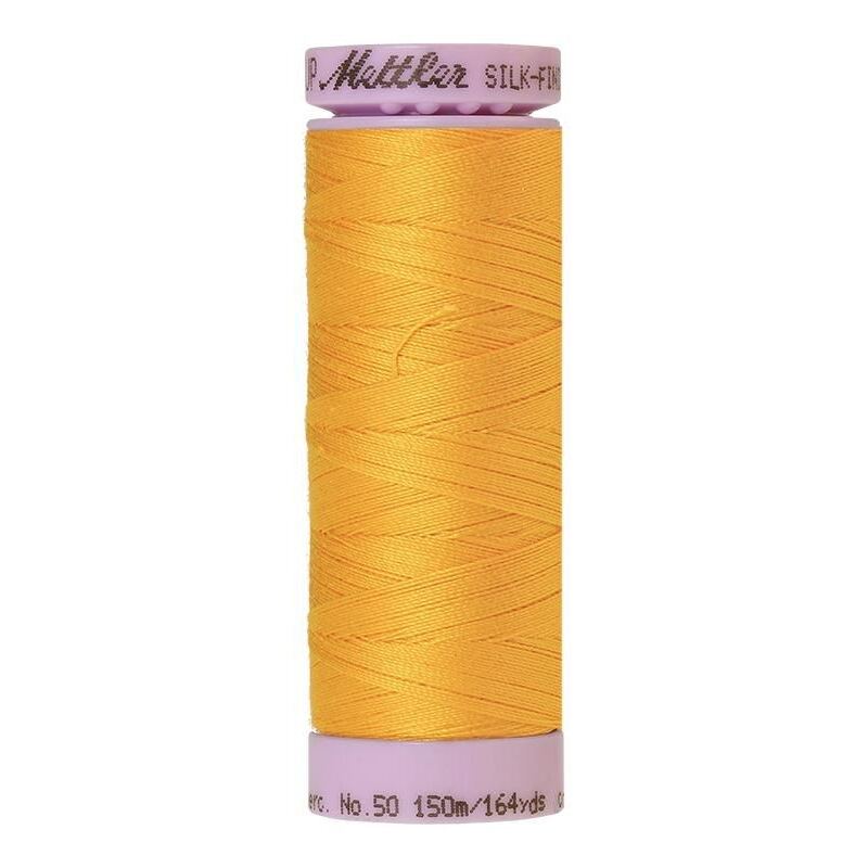 Mettler Silk-finish Cotton 50, #2522 CITRUS 150m Thread (Old Colour #0828)