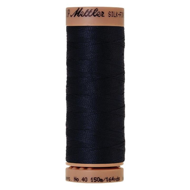 Mettler Silk-finish Cotton 40, #0827 DARK BLUE 150m Thread