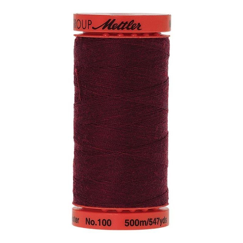 Mettler Metrosene 100, #0109 BORDEAUX 500m Corespun Polyester Thread