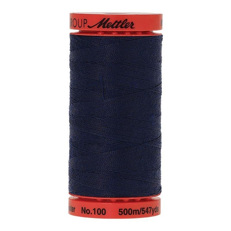 Mettler Metrosene 100, #0825 NAVY 500m Corespun Polyester Thread