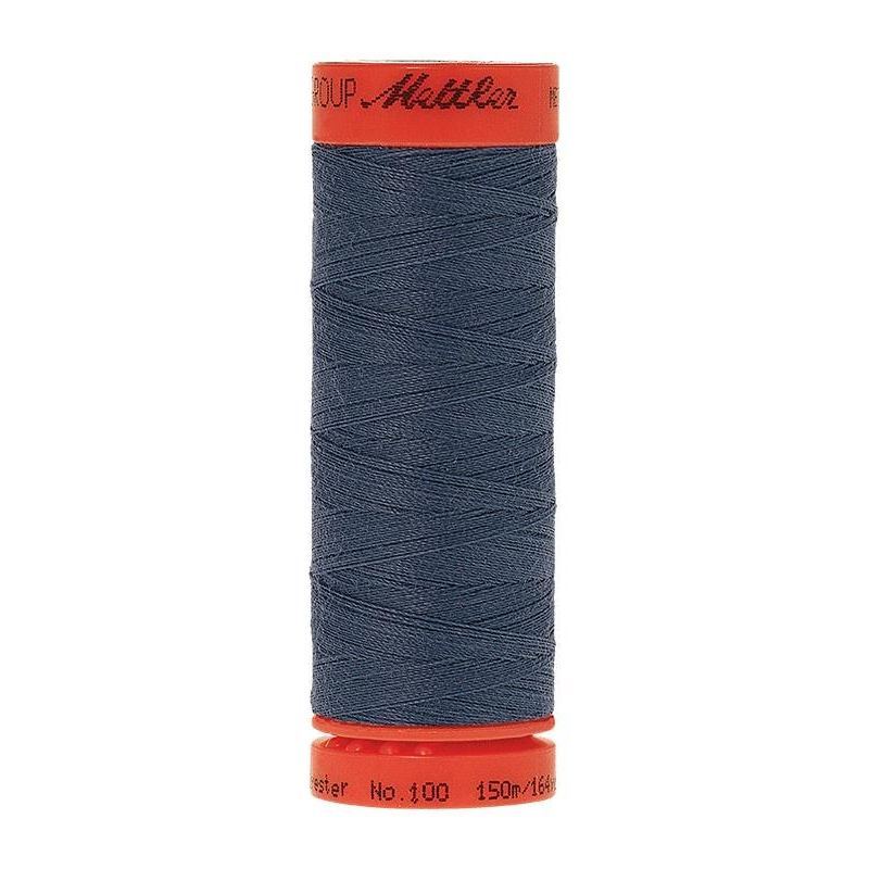 Mettler Metrosene 100, #0351 SMOKEY BLUE 150m Corespun Polyester Thread