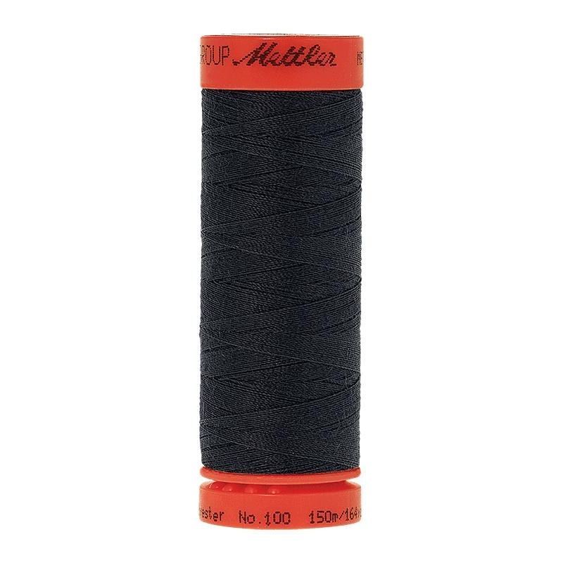 Mettler Metrosene 100, #1242 DRAB DARK BLUE 150m Corespun Polyester Thread