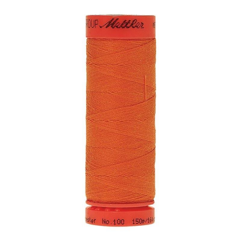 Mettler Metrosene 100, #1335 TANGERINE 150m Corespun Polyester Thread