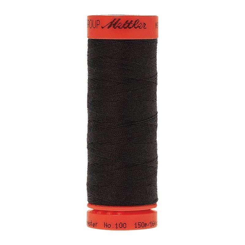 Mettler Metrosene 100, #1362 OBSIDIAN 150m Corespun Polyester Thread