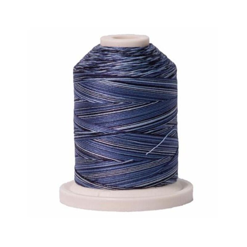 Signature Variegated 40 SM005 Denim Cotton Machine Quilting Thread 700yd