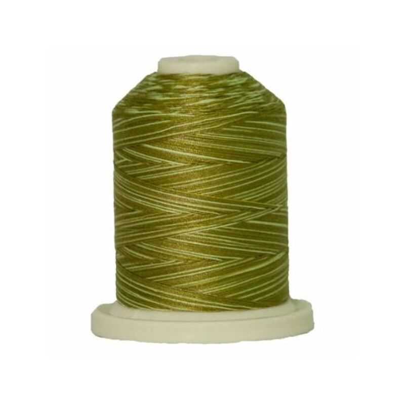 Signature Variegated 40 SM084 Limey Greens Cotton Machine Quilting Thread 700yd