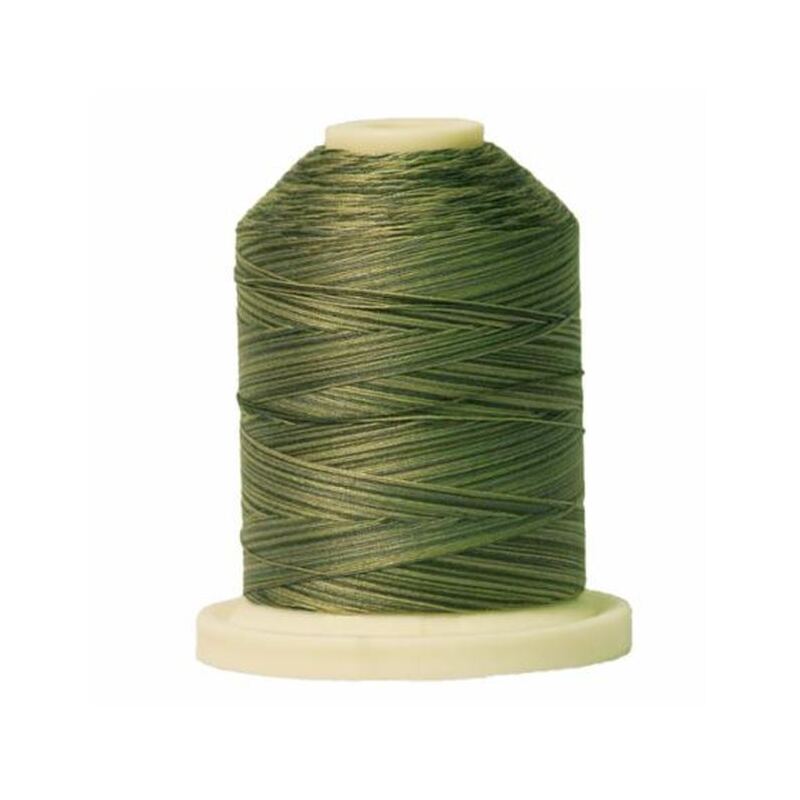 Signature Variegated 40 SM086 Greyish Greens Cotton Machine Quilting Thread 700yd