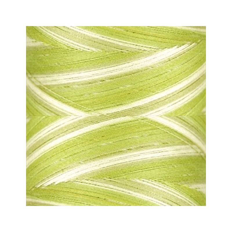 Signature Variegated 40, M84 Limey Greens Cotton Machine Quilting Thread  3000yd