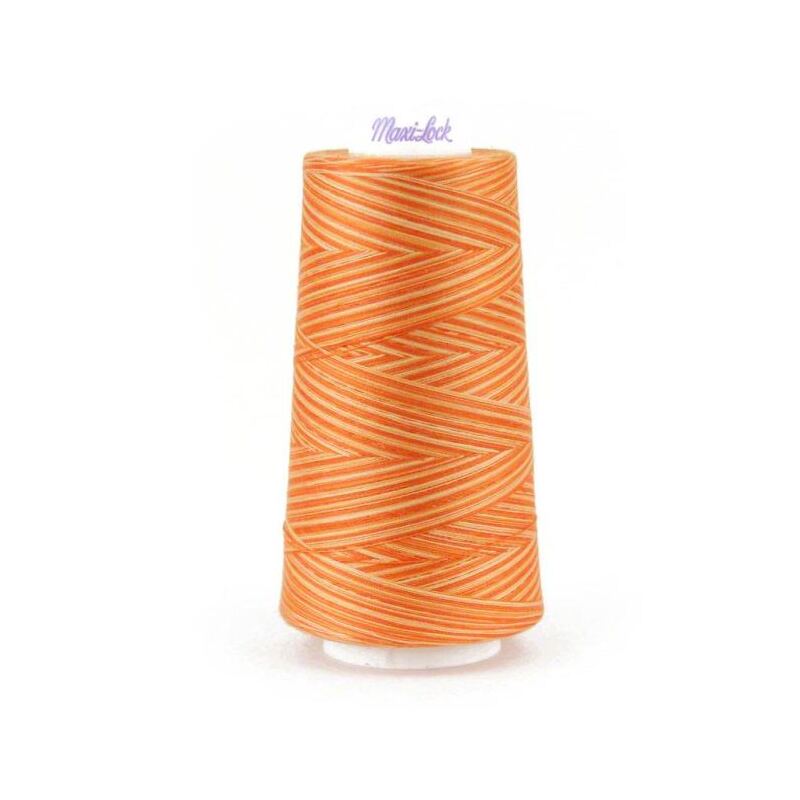 Signature Maxi-Lock Swirls 50wt #M51 Orange Creamsicle Overlocker/Serger Thread 3000yd