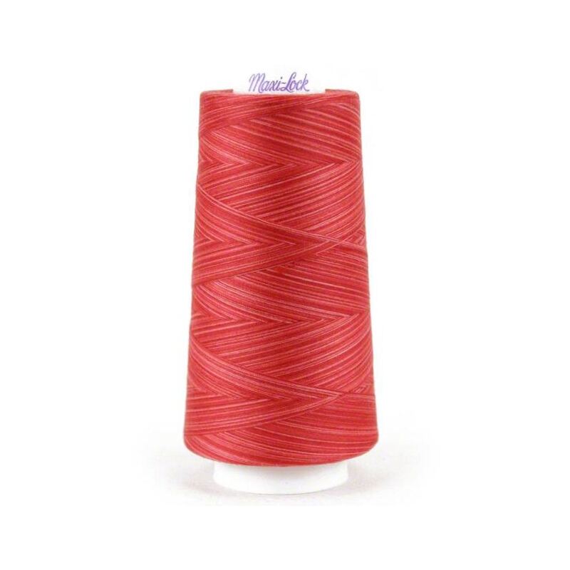 Signature Maxi-Lock Swirls 50wt #M52 Watermelon Sorbet Overlocker/Serger Thread 3000yd