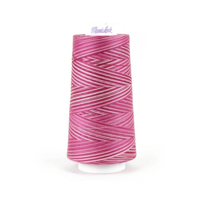 Signature Maxi-Lock Swirls 50wt #M53 Raspberry Vanilla Overlocker/Serger Thread 3000yd