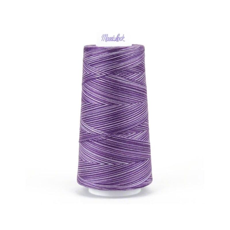 Signature Maxi-Lock Swirls 50wt #M58 Purple Berry Wave Overlocker/Serger Thread 3000yd