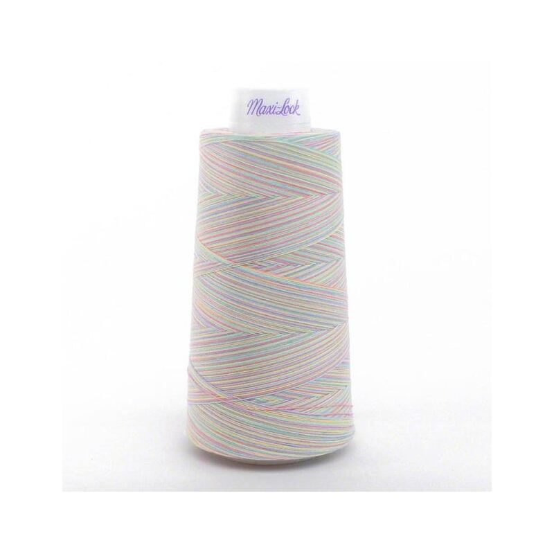 Signature Maxi-Lock Swirls 50wt #M60 Pastel Sprinkles Overlocker/Serger Thread 3000yd