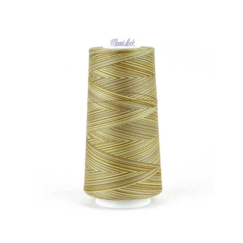 Signature Maxi-Lock Swirls 50wt #M64 Butter Toffee Overlocker/Serger Thread 3000yd