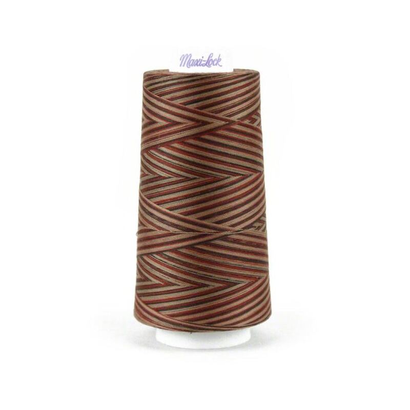 Signature Maxi-Lock Swirls 50wt #M65 Mocha Almond Fudge Overlocker/Serger Thread 3000yd