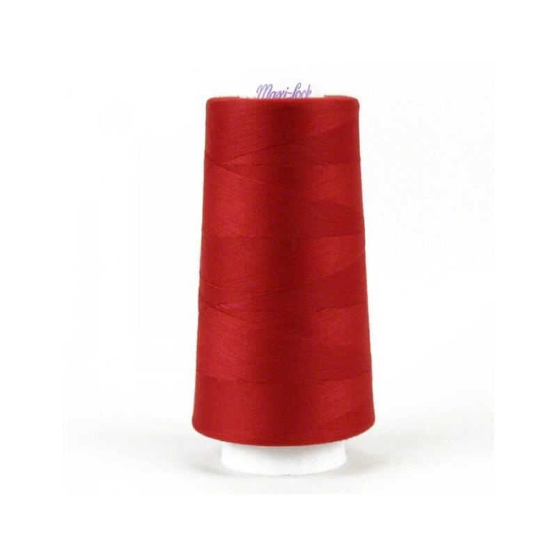 Signature Maxi-Lock Stretch 50wt #45136 Poppy Red Overlocker/Serger Thread 2000yd