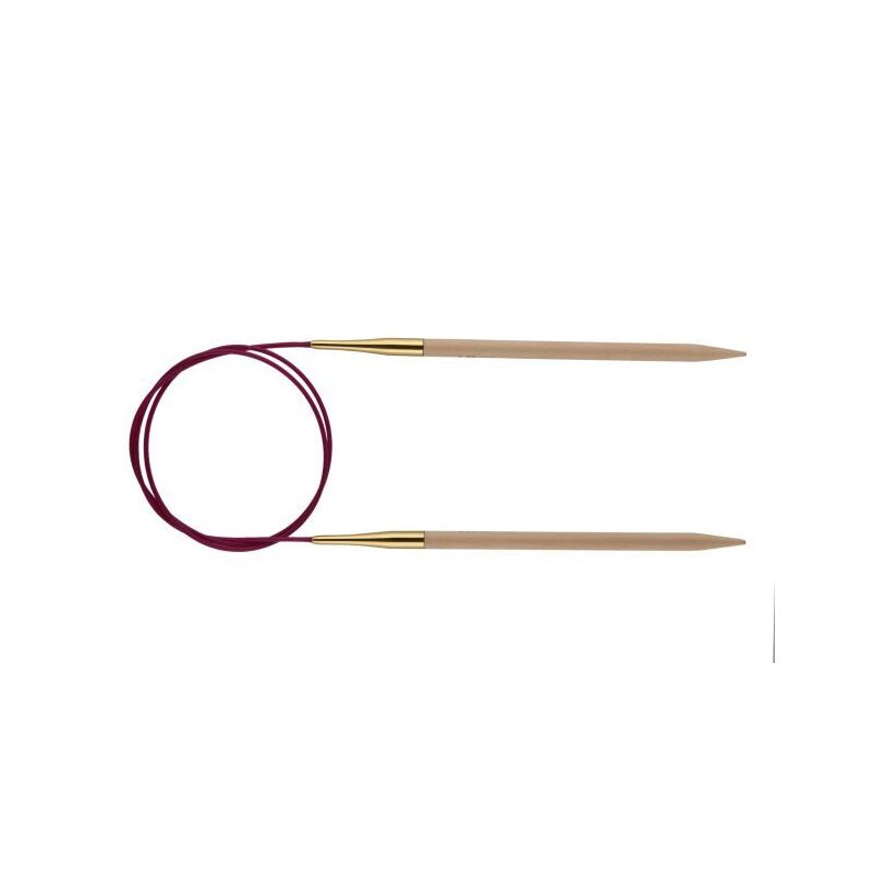 Knitpro 120cm Basix Birch Fixed Circular Knitting Needle [Size: 35.00mm]