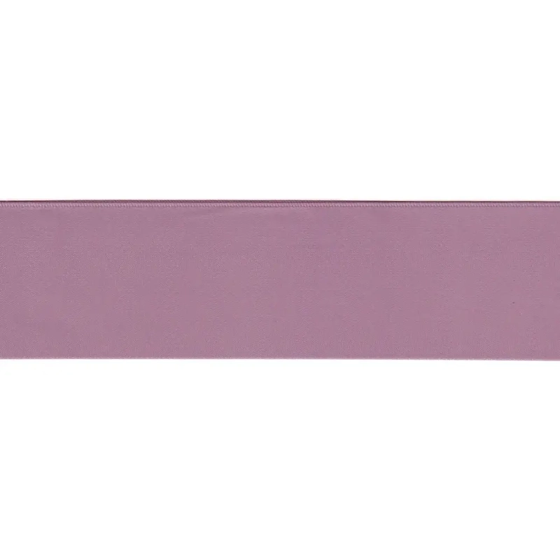 ROSY MAUVE 36mm (Folded) Woven Edge Satin Blanket Binding By The Metre