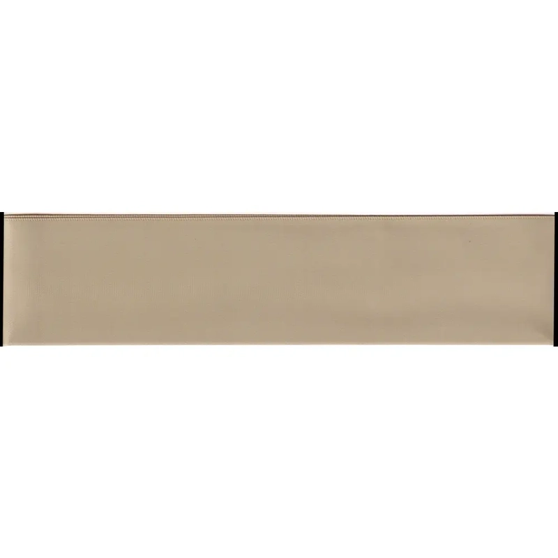 TAN 36mm (Folded) Woven Edge Satin Blanket Binding By The Metre