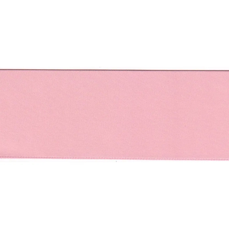 PINK 50mm (Folded) Woven Edge Satin Blanket Binding By The Metre