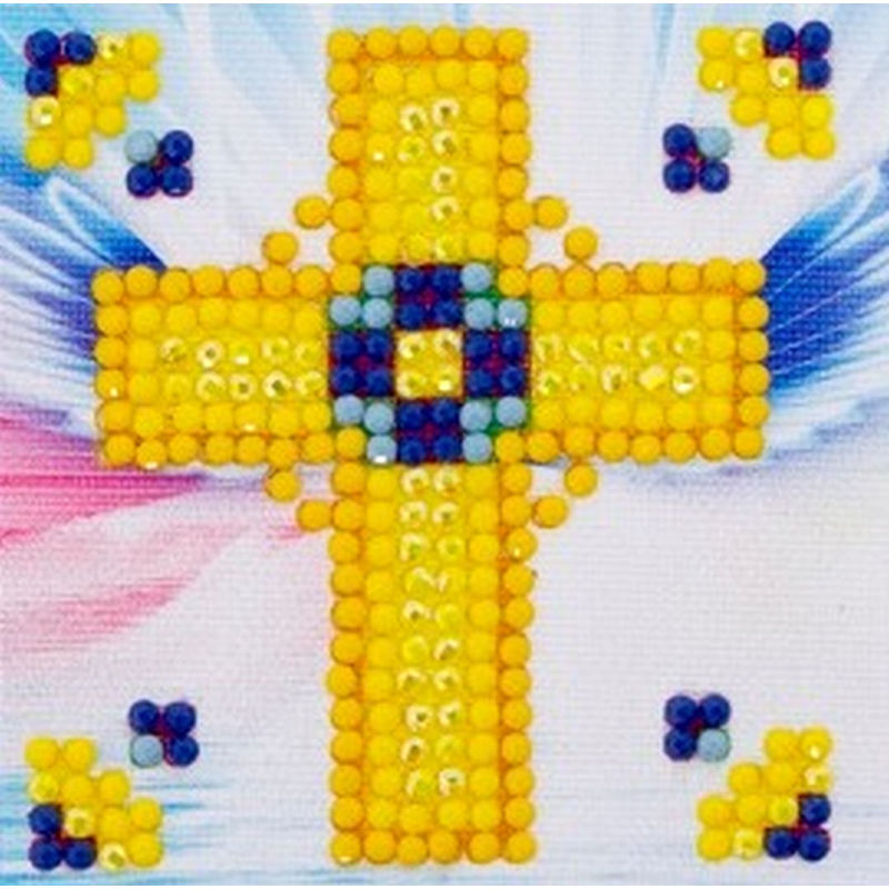 Diamond Dotz 5D Embroidery Facet Art Kit, Starter Golden Cross