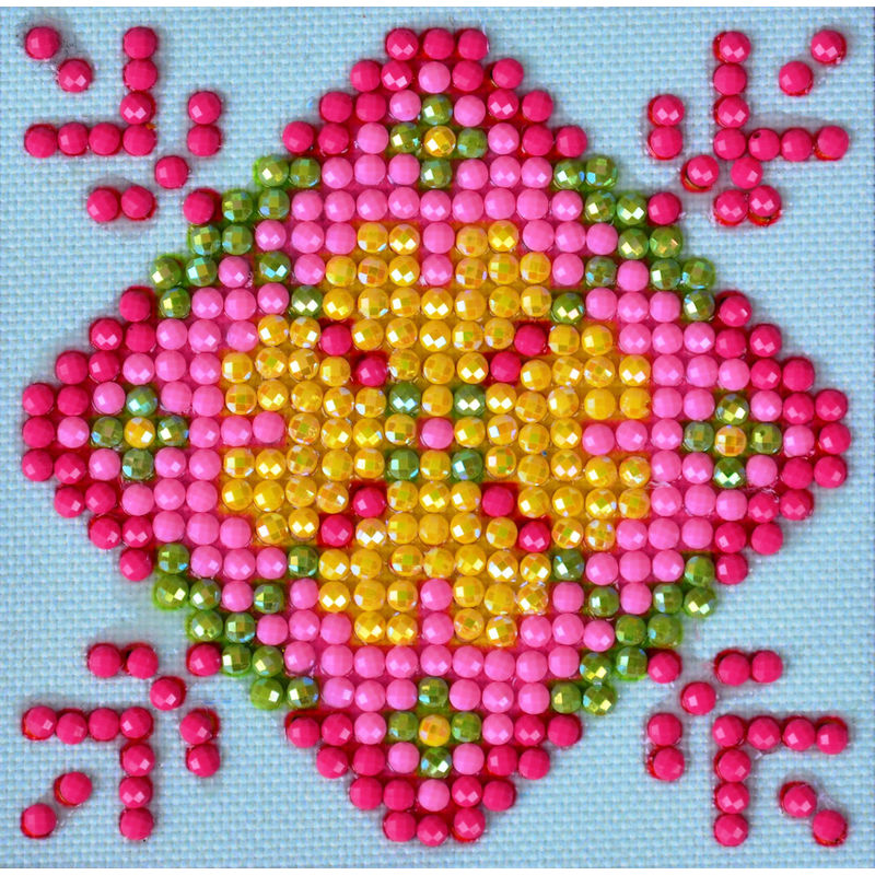 Diamond Dotz Embroidery Facet Art Kit, Starter Patchwork Mandala 1