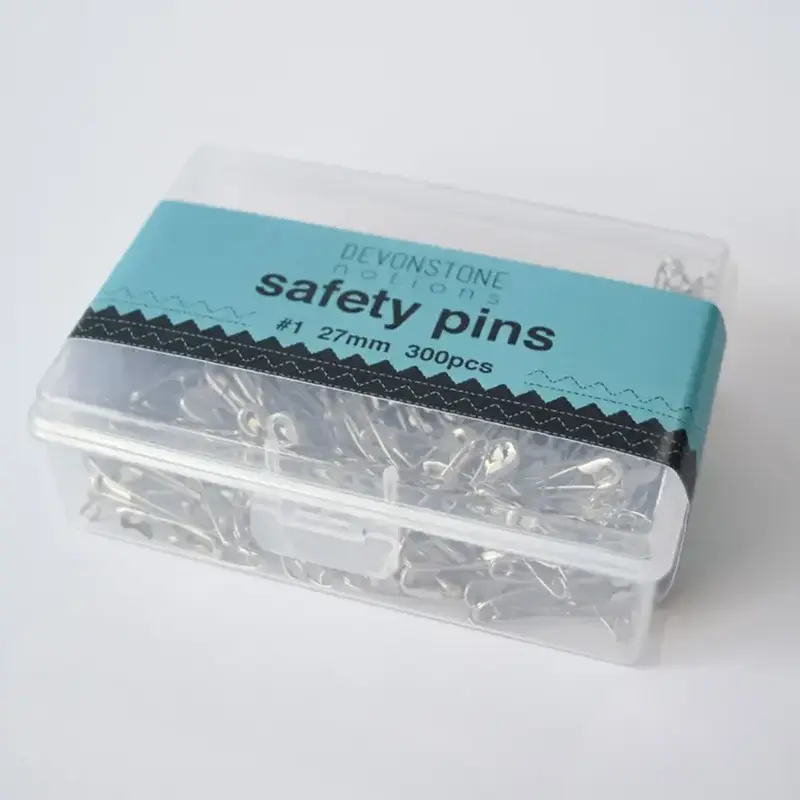 27mm Silver Colour Safety Pins, box of 300