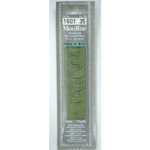 MADEIRA Mouline Colour 1601 Stranded Cotton Embroidery Floss 10m