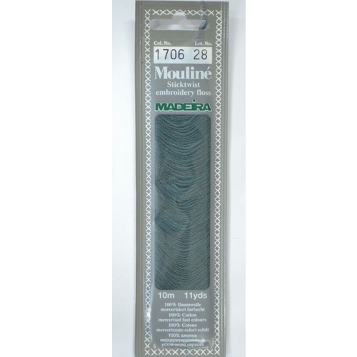 MADEIRA Mouline Colour 1706 Stranded Cotton Embroidery Floss 10m