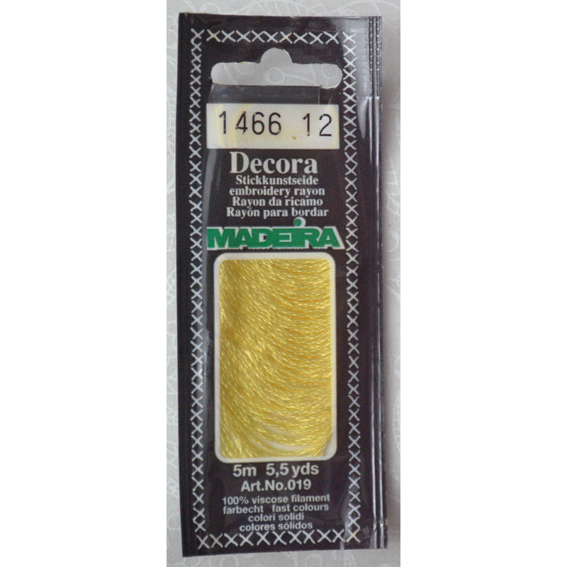 Madeira Decora Brilliant 4 Strand Rayon Hand Embroidery Floss, 5m Col 1466