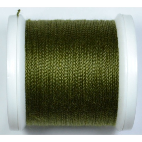 Madeira Aerofil No.35 Extra Strong Thread 100m Colour  9562, DARK OLIVE GREEN