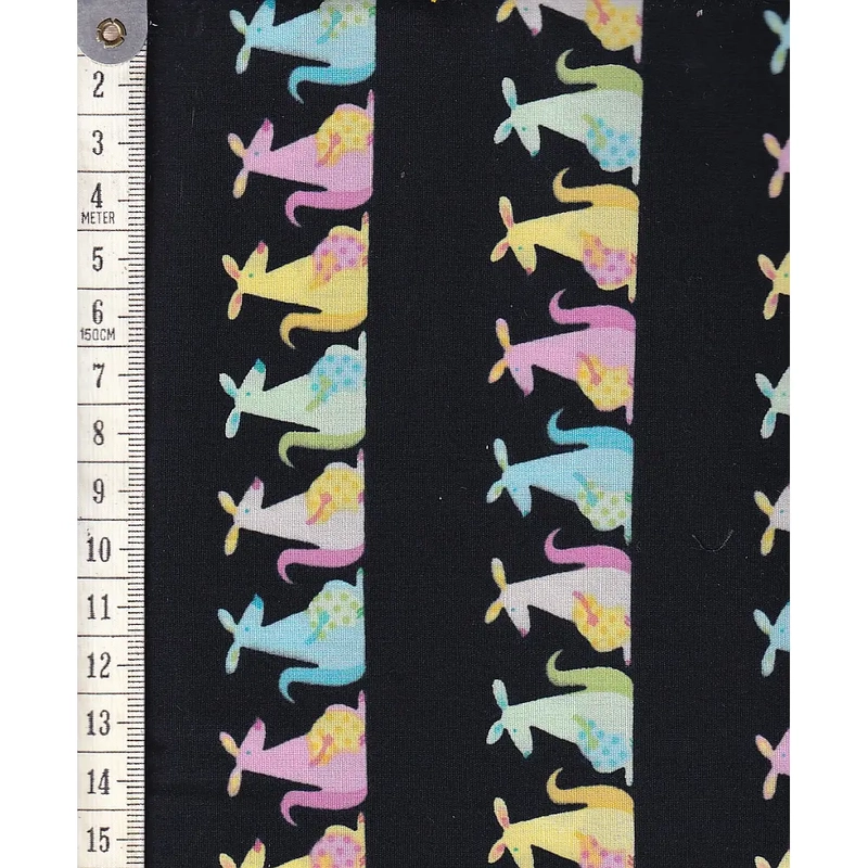 Fat Quarter #51, Approx 50cm x 52cm, Cotton Print Fabric as per Image